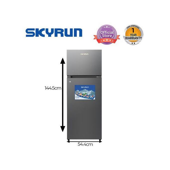 Skyrun 200L Top Mount Defrost Refrigerator BCD-200K Silver
