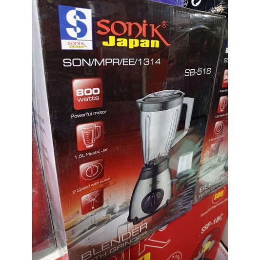 Sonik Blender Grinder SB-520B 1.5L