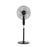 Scanfrost 16 inch Standing Fan 5-Blade with Remote SFFSF16C Black