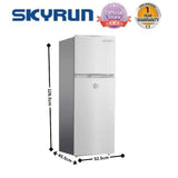 Skyrun 138L Top Mount Refrigerator BCD-138HC Silver