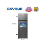 Skyrun 200L Top Mount Defrost Refrigerator BCD-200K Silver