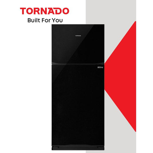 Tornado 450L Double Door No Frost Refrigerator Black RF-580T-BK